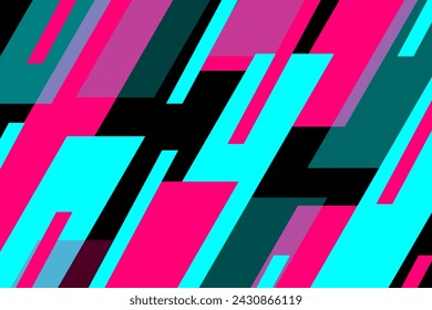 Colored modern background in the style of the social network. Digital background. Stream cover. Social media concept. Vector illustration. EPS10