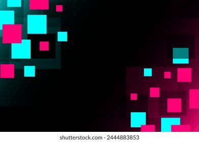 Colored modern background in the style of the social network. Digital background. Stream cover. Social media concept. Vector illustration. EPS10