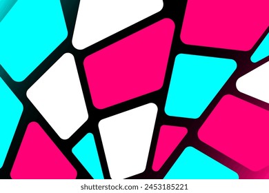 Colored modern background in the style of the social network. Digital background. Stream cover. Social media concept. Vector illustration. EPS10