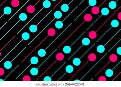 Colored modern background in the style of the social network. Digital background. Stream cover. Social media concept. Vector illustration. EPS10