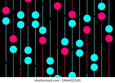 Colored modern background in the style of the social network. Digital background. Stream cover. Social media concept. Vector illustration. EPS10