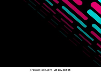 Colored modern background in the style of the social network. Digital background. Stream cover. Social media concept. Vector illustration. EPS10