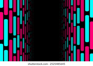 Colored modern background in the style of the social network. Digital background. Stream cover. Social media concept. Vector illustration. EPS10