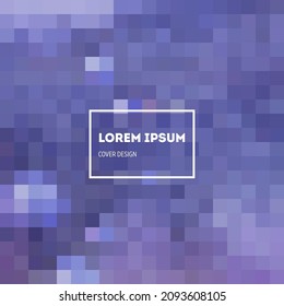 Colored mosaic background. Suitable for cover design