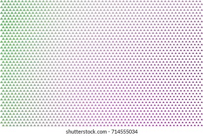 colored mosaic triangles. color white background pattern. multicolored grunge texture. halftone effect. vector illustration