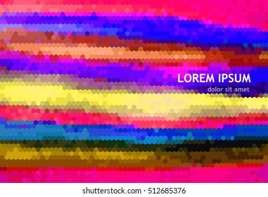 colored mosaic. Vector