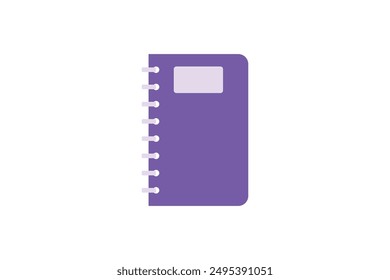 Colored Notebook Icon Design Vector