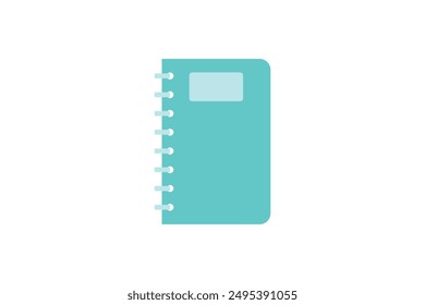 Colored Notebook Icon Design Vector