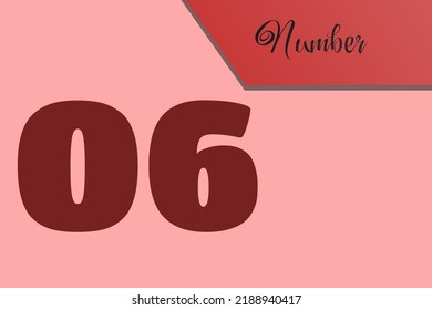 Colored Number vector illustration suitable for multiple purpose