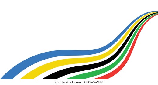 colored olympic game background vector design illustration 