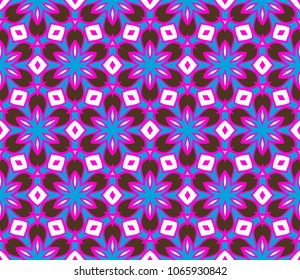 Colored ornament geometric vector pattern. Vector illustration. ideal for creative and decorative projects.