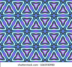 Colored ornament geometric vector pattern. Vector illustration. ideal for creative and decorative projects.