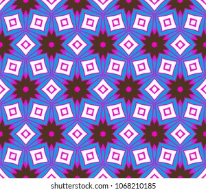 Colored ornament geometric vector pattern. Vector illustration. ideal for creative and decorative projects.