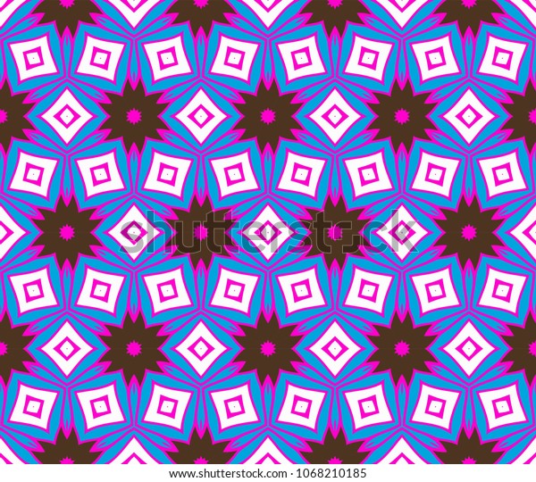 Colored ornament\
geometric vector pattern. Vector illustration. ideal for creative\
and decorative\
projects.