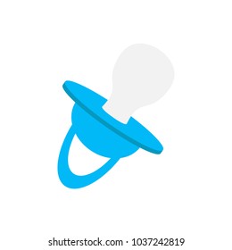 Colored pacifier icon