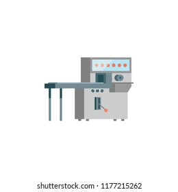 colored packing machine production icon. Element of production for mobile concept and web apps illustration. Colored icon for website design and development, app development