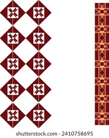 Colored Palestinian texture abstract on a white background