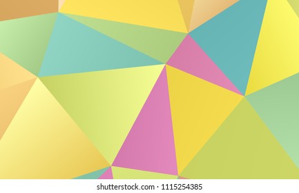 Colored paper pattern. A combination of irregular geometric shapes. Simple background. Bright color Vector illustration.