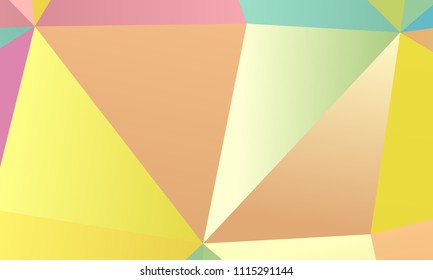 Colored paper pattern. A combination of irregular geometric shapes. Simple background. Bright color Vector illustration.