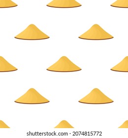 Colored pattern asian conical hats, beautiful caps in white background. Caps pattern consisting of collection asian conical hats for wearing. Pattern of design hats, asian conical caps for weather.