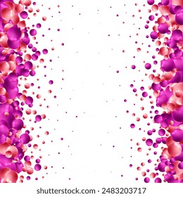 Colored pearls. Abstract vector background.