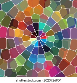 Colored pebbles. Abstract background. Template for presentations