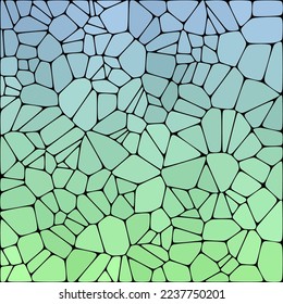 Colored pebbles vector image. eps 10