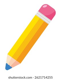 Lápis de cor em estilo cartoon. Lápis de cor em estilo cartoon. Ilustração vetorial EPS 10