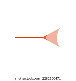 Colored pencil draws an even straight line.