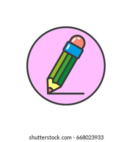 Colored pencil icon
