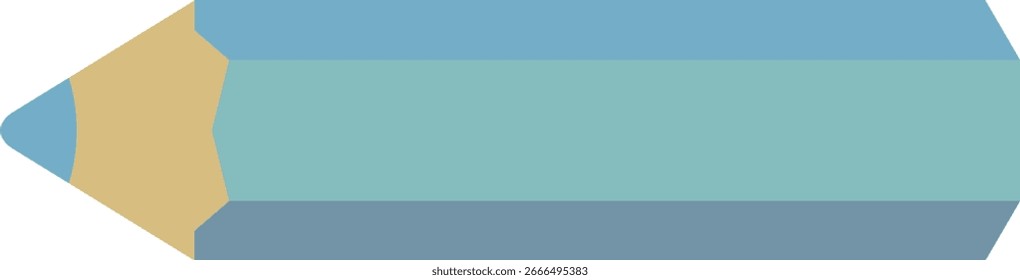 Icono de lápiz de color (lápiz azul)
