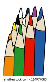Colored pencils