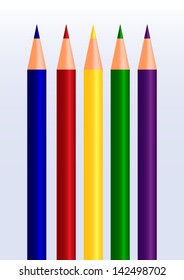 colored pencils