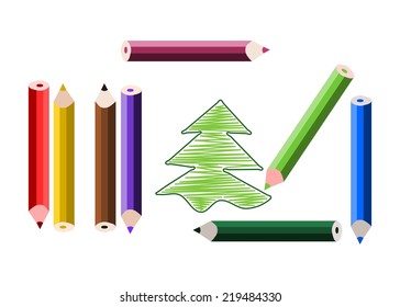 Colored pencils