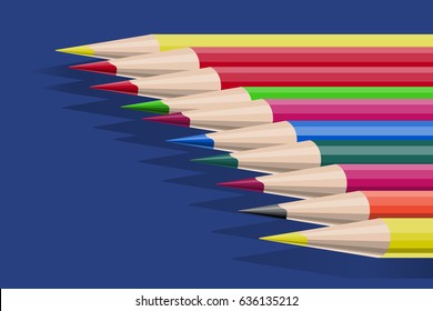 Colored pencils