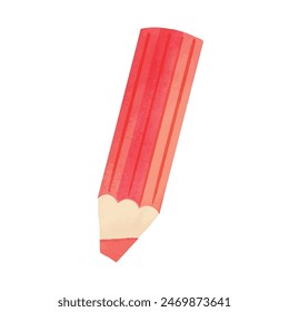 colored pencils against white background.
