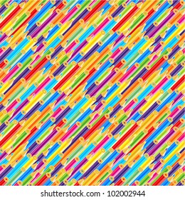 Colored pencils background or wallpaper, plus seamless pattern included in swatch palette ( for high res JPEG or TIFF see image 101891974 )
