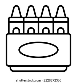 Lápices de colores, lápices de colores, Conceptos modernos de diseño plano, concepto de ilustración vectorial de calidad premium. Símbolo vector.