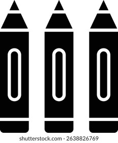 Colored pencils vector icon. Can be used for printing, mobile and web applications.