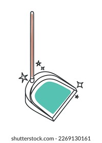 colored picker design over white