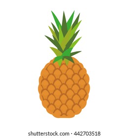 colored pineapple icon