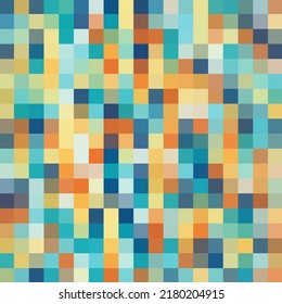 Colored pixel background. Abstract geometric image. Design element.