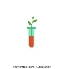 colored plant in vitro icon. Element of science and laboratory for mobile concept and web apps. Detailed plant in vitro icon can be used for web and mobile. Premium icon on white background