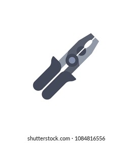 colored pliers illustration. Element of construction tools for mobile concept and web apps. Detailed pliers illustration can be used for web and mobile. Premium icon on white background