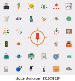 colored podcast icon. marketing and business and digital marketing icons universal set for web and mobile