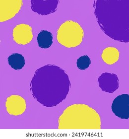 Colored polka dot background image for editing