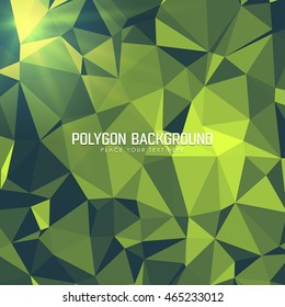 Colored polygonal background in modern style, Vector illustration, Creative Business web Design Templates