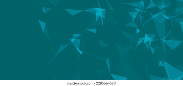 Espacio poligonal coloreado. Estructura de líneas y puntos de conexión. Fondo digital. Papel mural triangular futurista de negocios. Tecnología de datos. 3 quinquies de representación. Ilustración vectorial