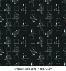 colored polygons on a colored background geometric abstract pattern