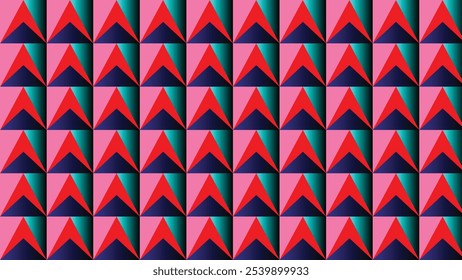 colored polygons in a retro style. abstract geometric background. vector illustration